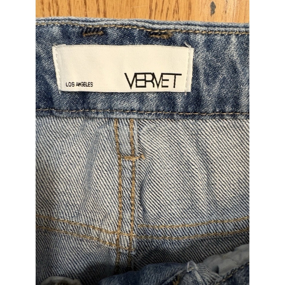 Vervet Women's High Rise Super Flare‎ Jeans 27 Medium Wash - Picture 2 of 7
